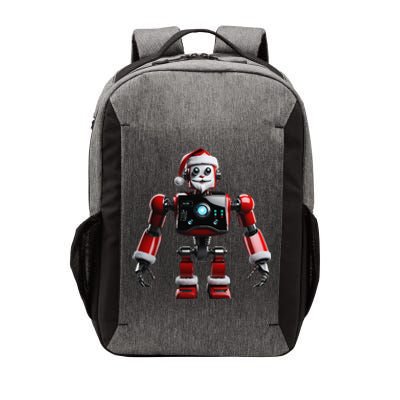 Realistic Robotic Santa Robot Christmas Xmas Lover Vector Backpack