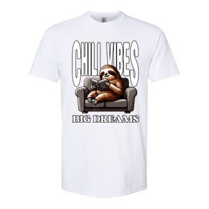 Relaxed Reader Sloth Softstyle® CVC T-Shirt