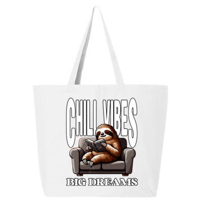 Relaxed Reader Sloth 25L Jumbo Tote