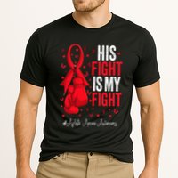 Red Ribbon Survivor Fighter Aplastic Anemia Awareness Performance Shirt
