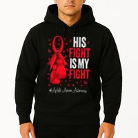 Red Ribbon Survivor Fighter Aplastic Anemia Awareness Hoodie