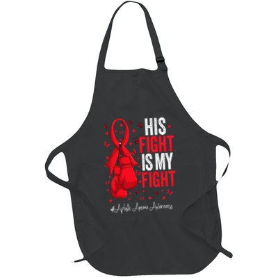 Red Ribbon Survivor Fighter Aplastic Anemia Awareness Apron