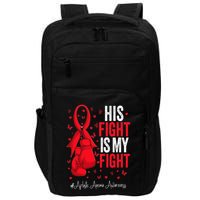 Red Ribbon Survivor Fighter Aplastic Anemia Awareness Impact Tech Backpack