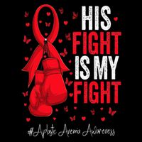 Red Ribbon Survivor Fighter Aplastic Anemia Awareness Sustainable Beanie