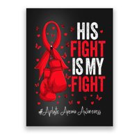 Red Ribbon Survivor Fighter Aplastic Anemia Awareness Poster