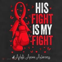 Red Ribbon Survivor Fighter Aplastic Anemia Awareness Trucker Hat