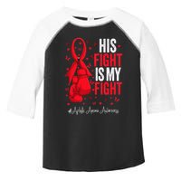 Red Ribbon Survivor Fighter Aplastic Anemia Awareness Toddler Fine Jersey T-Shirt