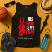 Red Ribbon Survivor Fighter Aplastic Anemia Awareness Tank Top