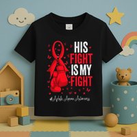 Red Ribbon Survivor Fighter Aplastic Anemia Awareness Toddler T-Shirt