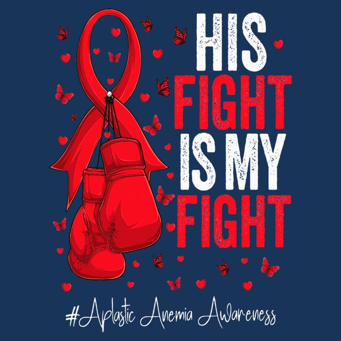 Red Ribbon Survivor Fighter Aplastic Anemia Awareness Infant Baby Jersey Bodysuit