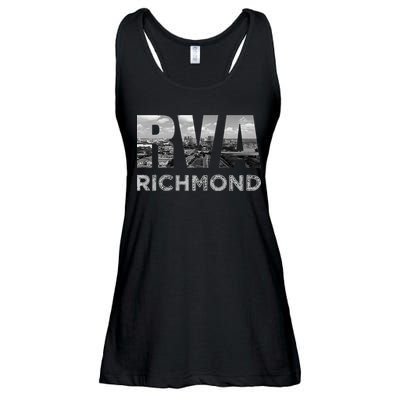 RVA Richmond Skyline Commonwealth Virginia Local Souvenir Ladies Essential Flowy Tank
