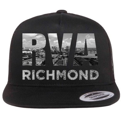 RVA Richmond Skyline Commonwealth Virginia Local Souvenir Flatbill Hat