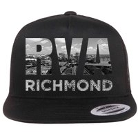 RVA Richmond Skyline Commonwealth Virginia Local Souvenir Flat Bill Trucker Hat