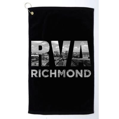 RVA Richmond Skyline Commonwealth Virginia Local Souvenir Golf Towel
