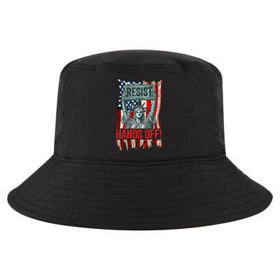 Resist Resistance Statue Of Liberty Hands Off Protest Retro Cool Comfort Performance Bucket Hat