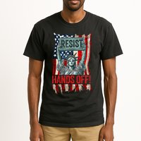Resist Resistance Statue Of Liberty Hands Off Protest Retro Tall T-Shirt
