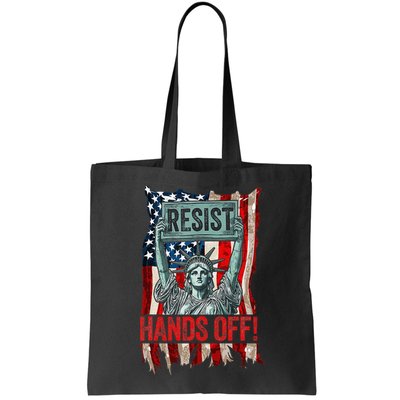 Resist Resistance Statue Of Liberty Hands Off Protest Retro Bag