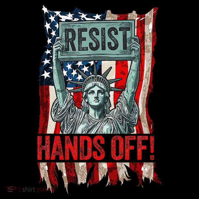 Resist Resistance Statue Of Liberty Hands Off Protest Retro Baby Bodysuit