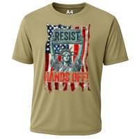 Resist Resistance Statue Of Liberty Hands Off Protest Retro Performance Shirt