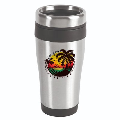 Rasta Reggae Sunset One Love Rastafari Jamaican 16oz Travel Tumbler