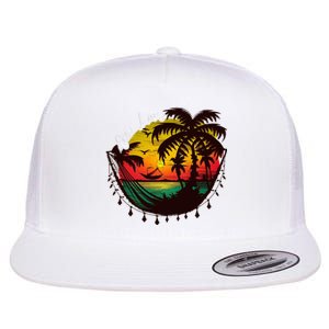 Rasta Reggae Sunset One Love Rastafari Jamaican Flat Bill Trucker Hat