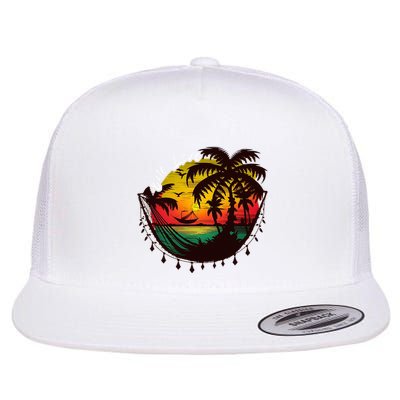 Rasta Reggae Sunset One Love Rastafari Jamaican Flatbill Hat