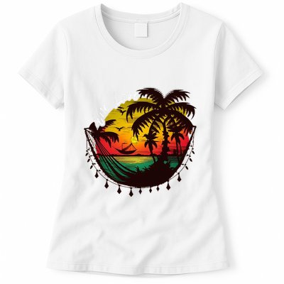 Rasta Reggae Sunset One Love Rastafari Jamaican Womens T-Shirt