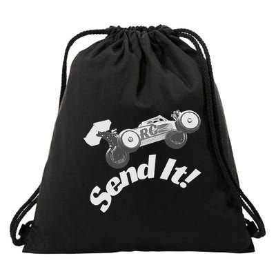 Rc Racing Send It! Radio Control Cars Drawstring Bag