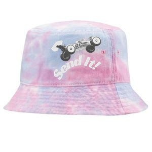 Rc Racing Send It! Radio Control Cars Tie-Dyed Bucket Hat