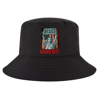 Resist Resistance Statue Of Liberty Hands Off Protest Cool Comfort Performance Bucket Hat