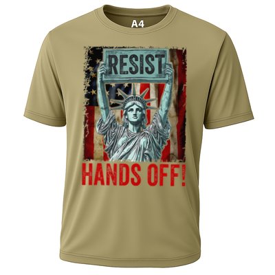 Resist Resistance Statue Of Liberty Hands Off Protest Performance Shirt