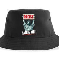 Resist Resistance Statue Of Liberty Hands Off Protest Sustainable Bucket Hat