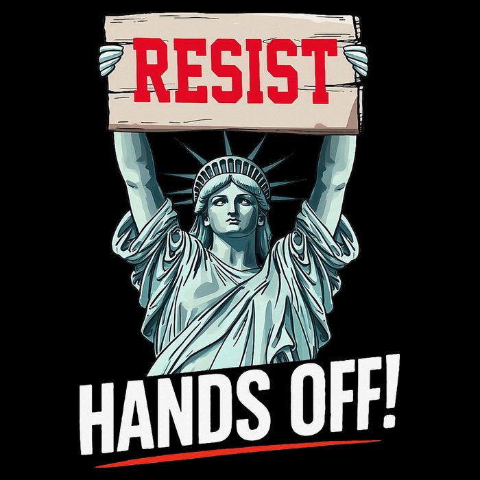 Resist Resistance Statue Of Liberty Hands Off Protest Sustainable Bucket Hat