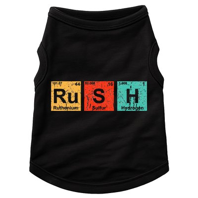 Rush (Ru S H) Periodic Table Elements Funny Doggie Tank