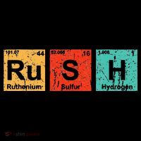 Rush (Ru S H) Periodic Table Elements Funny Hoodie