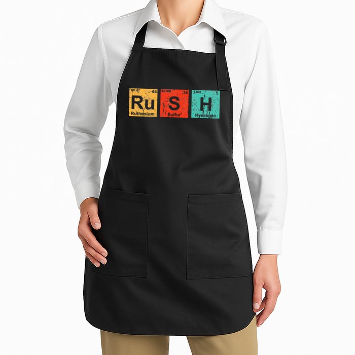 Rush (Ru S H) Periodic Table Elements Funny Apron