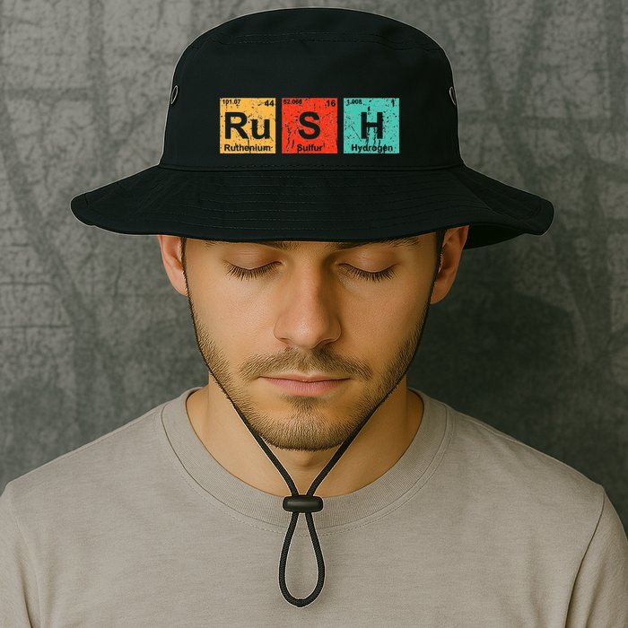Rush (Ru S H) Periodic Table Elements Funny Bucket Hat
