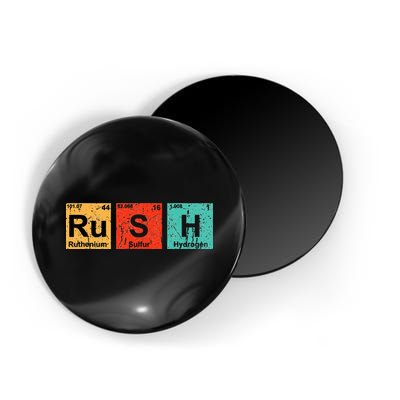 Rush (Ru S H) Periodic Table Elements Funny Magnet