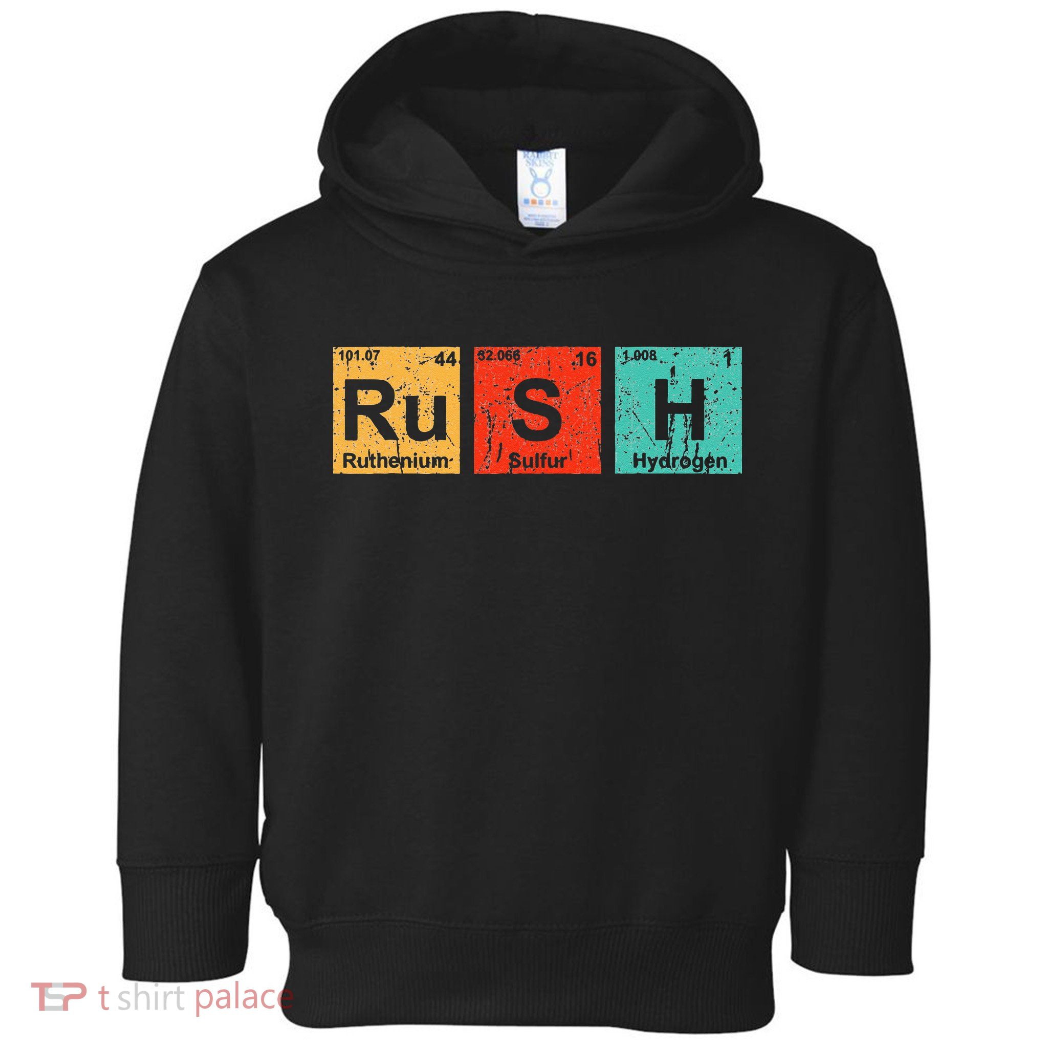 Rush (Ru S H) Periodic Table Elements Funny Toddler Hoodie