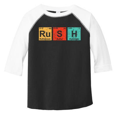 Rush (Ru S H) Periodic Table Elements Funny Toddler Fine Jersey T-Shirt