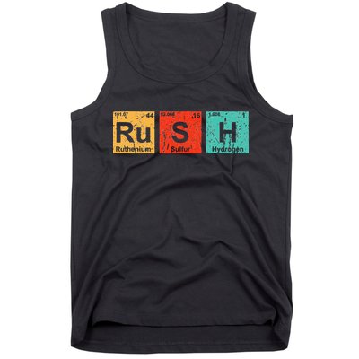Rush (Ru S H) Periodic Table Elements Funny Tank Top