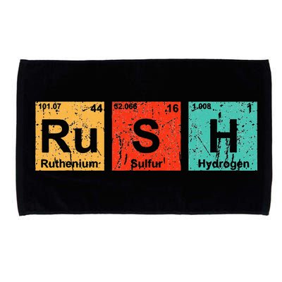 Rush (Ru S H) Periodic Table Elements Funny Microfiber Hand Towel