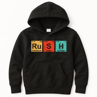 Rush (Ru S H) Periodic Table Elements Funny Kids Hoodie