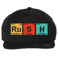 Rush (Ru S H) Periodic Table Elements Funny Wool Snapback Cap