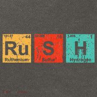 Rush (Ru S H) Periodic Table Elements Funny Cotton Canvas Backpack