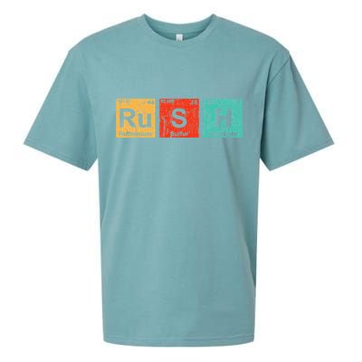 Rush (Ru S H) Periodic Table Elements Funny Sueded Cloud Jersey T-Shirt