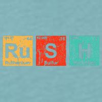 Rush (Ru S H) Periodic Table Elements Funny Sueded Cloud Jersey T-Shirt