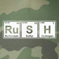 Rush (Ru S H) Periodic Table Elements Legacy Tie Dye Trucker Hat