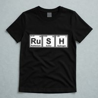 Rush (Ru S H) Periodic Table Elements T-Shirt