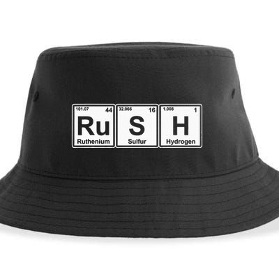Rush (Ru S H) Periodic Table Elements Sustainable Bucket Hat